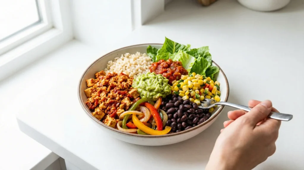 chipotle vegan sofritas bowl gluten free menu option