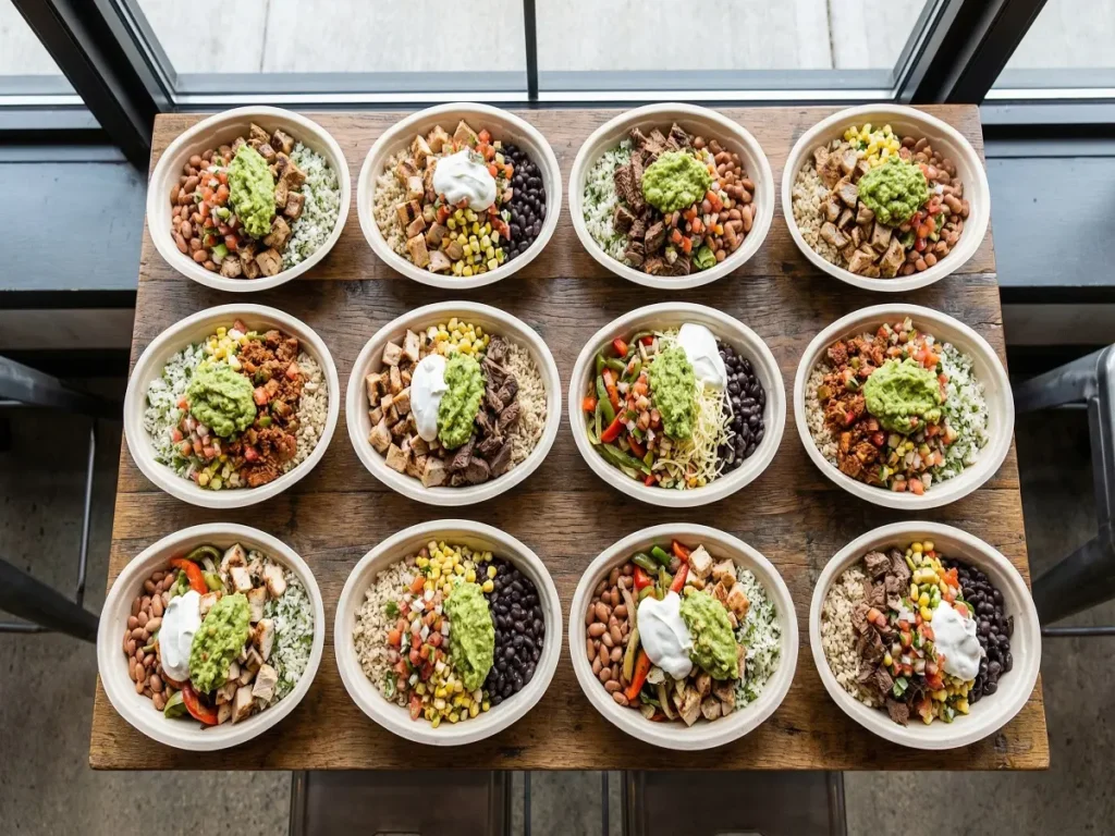 chipotle nutrition menu bowls different ingredients protein carbs