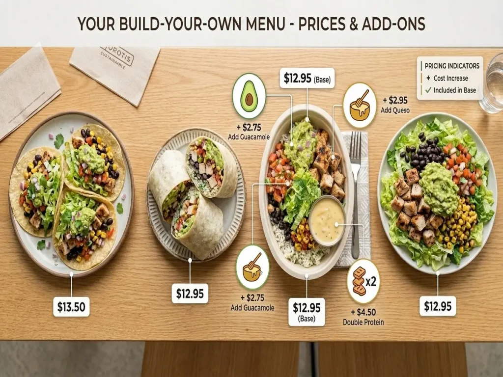 Chipotle toppings like guacamole and queso increasing price
